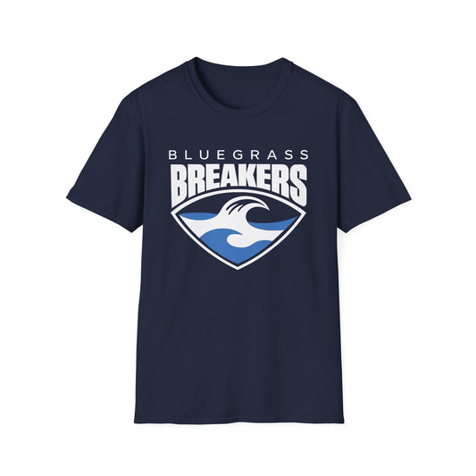 Bluegrass Breakers Adult T-Shirt — Wave Logo Athletic Tee