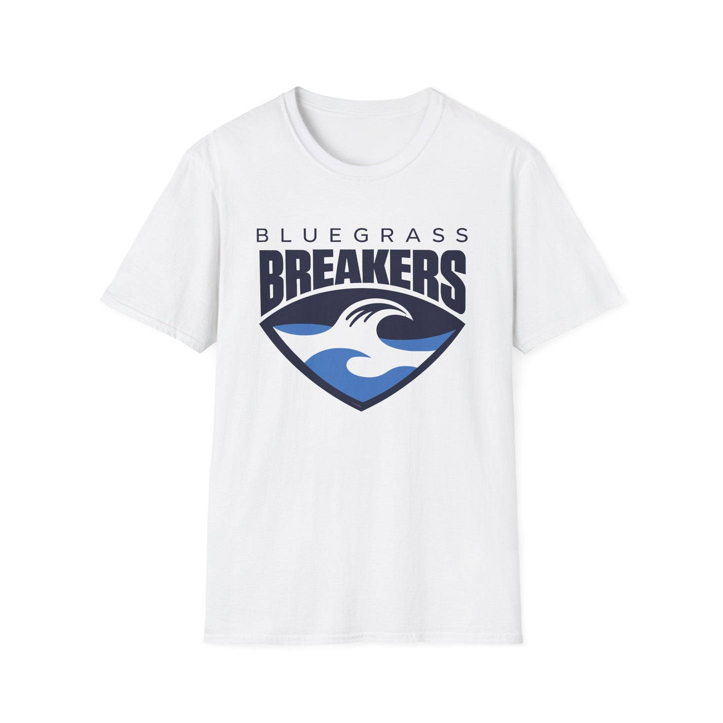 Bluegrass Breakers Adult T-Shirt — Wave Logo Athletic Tee