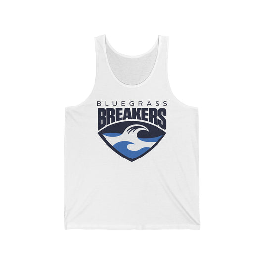 Breakers Crest Tank Top — Bluegrass Breakers Wave Logo Athletic Tank