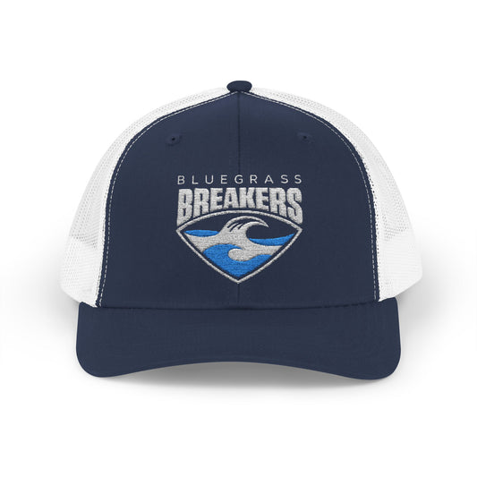 Breakers Snapback Trucker Cap — Bluegrass Wave Mesh Back Hat
