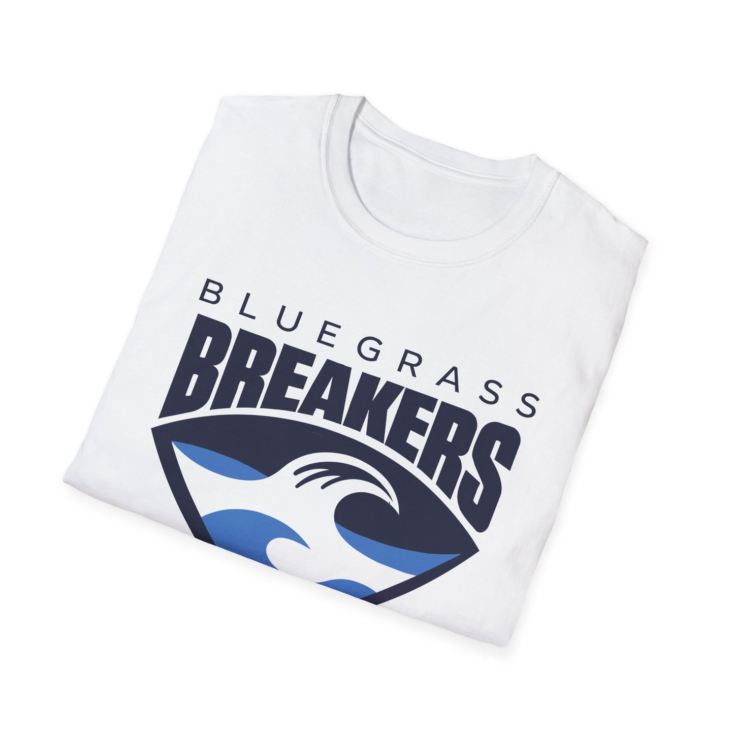 Bluegrass Breakers Adult T-Shirt — Wave Logo Athletic Tee
